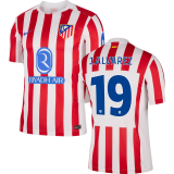 J.ALVAREZ #19  ATM Home Fans Jersey 2025/26 UCL Font 欧冠字体 ★★