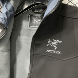 2026/27 ARC-TERYX Black Outdoor Jacket #立领RK906  ，不带帽