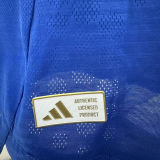 2025/26 Leeds United Away Blue  Player Version Soccer Jersey