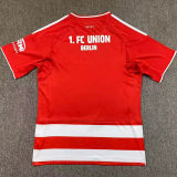 2025/26 Berlin Union Home Red Fans Soccer Jersey 带胸前广告
