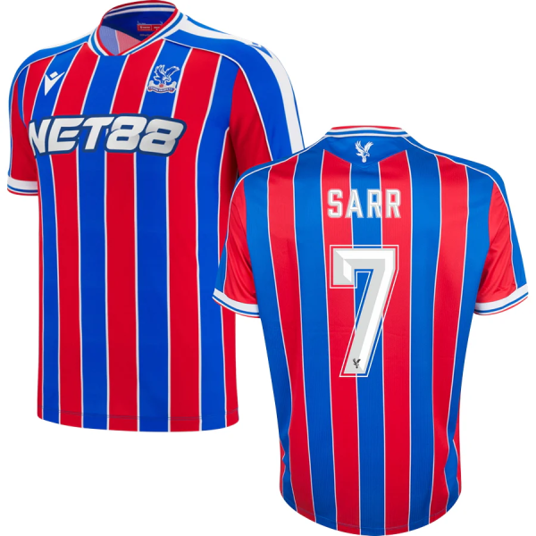 SARR #7 Crystal Palace Home Fans Soccer Jersey 2025/26 (CUP Font 杯赛字体 ) ★★
