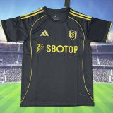 ADAMA #11 Fulham Third Black Fans Soccer Jersey 2025/26 (League Font 联赛字体 ) ★★