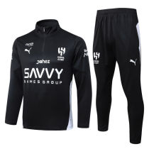2025/26 Al Hilal SFC Black Sweater Tracksuit 利雅得新月