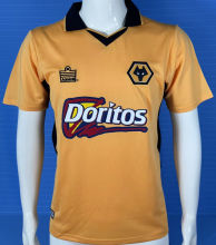 2002/2004 Wolves Home Yellow Retro Soccer Jersey