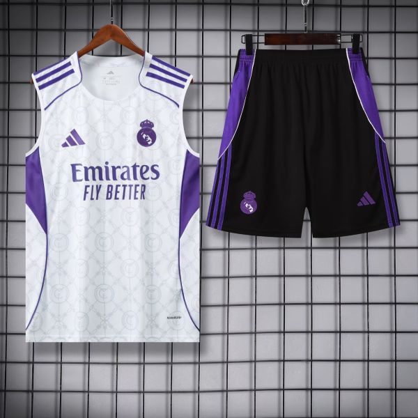 2025/26 RM White Vest Training Jersey(A Set)