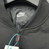 2026/27 NK Black Baseball Cotton Windbreaker Jacket BQ7708 白标