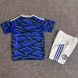 2025/26 Schalke 04 Home Blue Kids Soccer Jersey