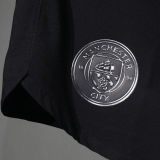 2025/26 Man City Away Black Player Version Shorts Pants (A+球员版)
