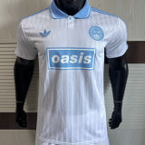 2025/26 AD x oasis #25 White Retro Style Player Version Soccer Jersey (Have No.25 带号码）