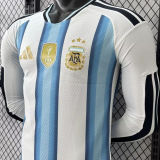 2026/27 Argentina Home Player Version Long Sleeve Soccer Jersey  背上有1893