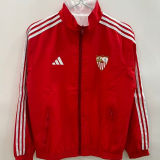 2026 Sevilla FC Red And White Reversible Windbreaker 双面