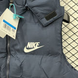 2026/27 NK Royal Blue Cotton Vest Jacket J5503 宝蓝色带帽