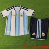 2026/27 Argentina Home Player Version Kids Soccer Jersey 球员版童装