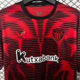 2025/26 Bilbao AT 4TH Red Black Fans Soccer Jersey