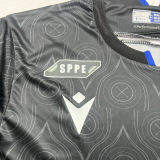 2025/26 AJ Auxerre Away Black Fans Soccer Jersey