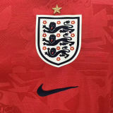 2026/27 England Away Red Player Version Soccer Jersey