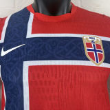 2026/27 Norway Home Red Player Version Soccer Jersey