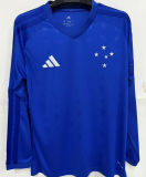 2026/27 Cruzeiro Home BlueFans Long Sleeve Soccer Jersey