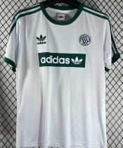 2026/27 AD White Retro Style Fans Soccer Jersey 圆领