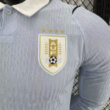 2026/27 Uruguay Home Player Version Long Sleeve Soccer Jersey
