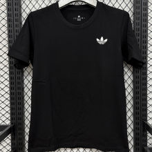 2026/27 AD Black Casual Pure Cotton T-Shirt  T290 三叶草