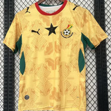 2026/27 Ghana Away Yellow Fans Soccer Jersey
