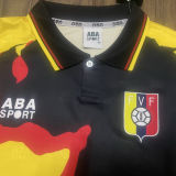1998 Venezuela Away Yellow Retro Soccer Jersey