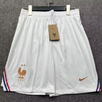 2026/27 France Home White Fans Shorts Pants
