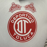 2026/27 Deportivo Toluca White Player Version Soccer Jersey  托卢卡