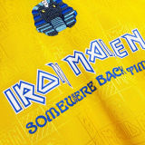 2008 West Ham X Iron Maiden Yellow Retro Jersey (Number 08)