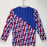 1989/1990 AA Away Retro Long Sleeve Soccer Jersey