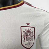 2026/27 Spain Away Player Version Long Sleeve Soccer Jersey