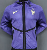 2026/27 France Purple Double Layered Windbreaker  (Size is Slightly Small ,Please Purchase a Large Size)