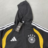 2026/27 Germany Black Windbreaker 带帽