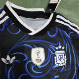 2026/27 Argentina Away Player Version Long Sleeve Soccer Jersey    长袖