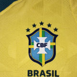 2026/27 Brazil Home Yellow Player Version Kids Jersey 球员版童装