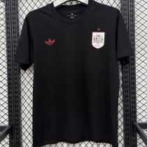 2026/27 Spain Black Casual Pure Cotton T-Shirt   T293