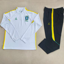 2026/27 Brazil White Sweater Tracksuit