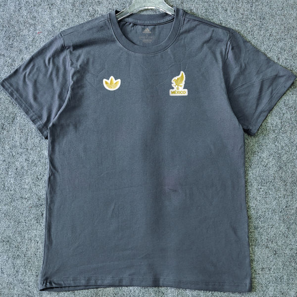 2026/27 Mexico Retro Style Pure Cotton T-Shirt 队微白边