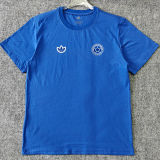 2026/27 Colombia Retro Style Pure Cotton T-Shirt 队微 蓝色