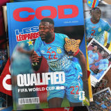 2026/27 Congo DR Home Blue Fans Soccer Jersey 民主刚果 (Have Right Patch 有右臂章 黑底白字）