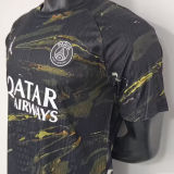 O. Dembélé #10 PSG x Labubu Dark Night Edition Black Player Version Jersey 2025/26 拉布布字体 ★★