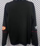 1990/1992 M Utd Black Retro Long Sleeve Sweater Jersey
