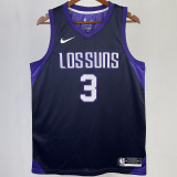 Suns PAUL #3 Purple City Edition NBA Jerseys