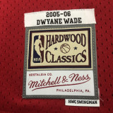 2005/06 Miami Heat WADE #3 Retro Red NBA Jerseys热压