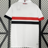 2024/25 Sao Paulo Home White Fans Soccer Jersey