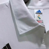 2002-2003 RM White Home Retro Soccer Jersey