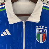 2024 Italy Blue White Reversible Windbreaker 双面