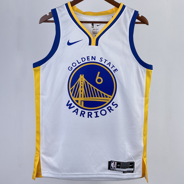 2023/24 Warriors YOUNG #6 White NBA Jerseys