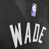 2023/24 Miami Heat WADE #3 Black City Edition NBA Jerseys